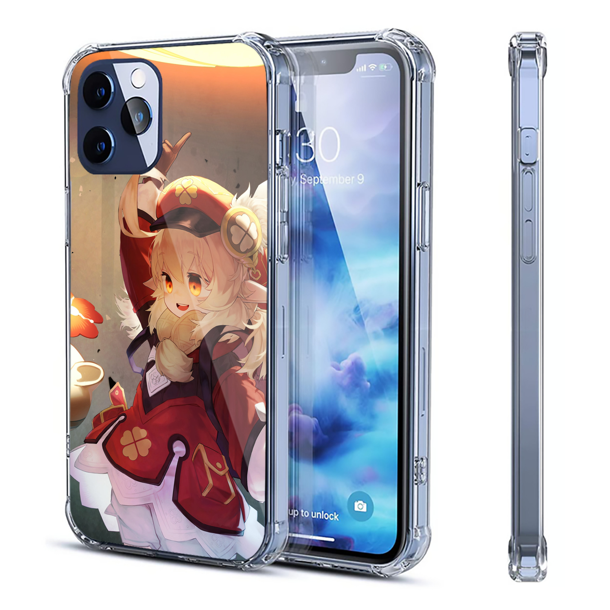 げんし神 genshin 【iPhone 12シリーズ対応】透明スマホケース（クリアソフトケース）